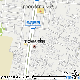 茨城県水戸市元吉田町1236-5周辺の地図