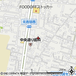 茨城県水戸市元吉田町1236-2周辺の地図