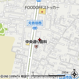 茨城県水戸市元吉田町1236-6周辺の地図