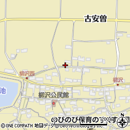 柳沢第五班集会場周辺の地図