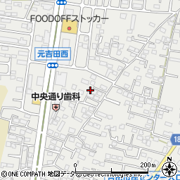 茨城県水戸市元吉田町1241-14周辺の地図