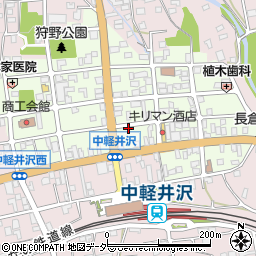 長野県北佐久郡軽井沢町中軽井沢5-14周辺の地図