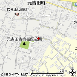 茨城県水戸市元吉田町2111-2周辺の地図