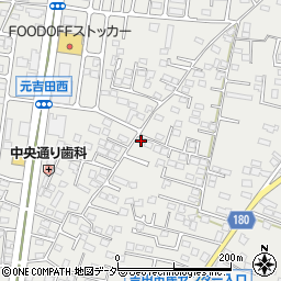 茨城県水戸市元吉田町1343周辺の地図
