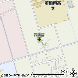 諏訪宮周辺の地図