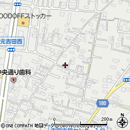 茨城県水戸市元吉田町1347-1周辺の地図