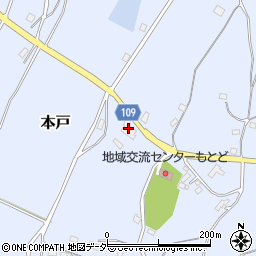 茨城県笠間市本戸2457周辺の地図