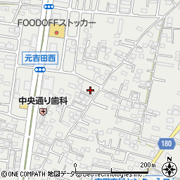 茨城県水戸市元吉田町1241-4周辺の地図