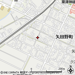 石川県小松市矢田野町カ周辺の地図