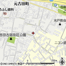 茨城県水戸市元吉田町2117-3周辺の地図