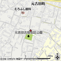 茨城県水戸市元吉田町2123-9周辺の地図