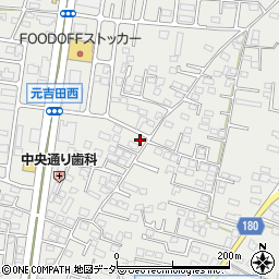 茨城県水戸市元吉田町1194-5周辺の地図
