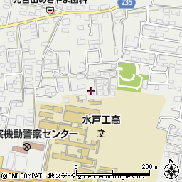 茨城県水戸市元吉田町1112-4周辺の地図