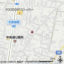 茨城県水戸市元吉田町1194-11周辺の地図