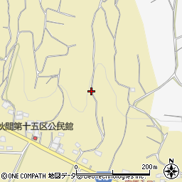 群馬県安中市中秋間周辺の地図