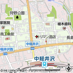 長野県北佐久郡軽井沢町中軽井沢11-3周辺の地図