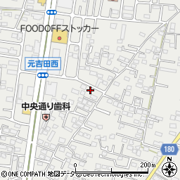 茨城県水戸市元吉田町1194-10周辺の地図