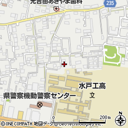 茨城県水戸市元吉田町1119-7周辺の地図