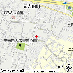茨城県水戸市元吉田町2119周辺の地図