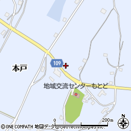 茨城県笠間市本戸2342周辺の地図