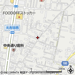 茨城県水戸市元吉田町1194-4周辺の地図