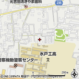 茨城県水戸市元吉田町1117周辺の地図