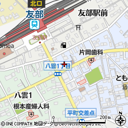 川上硝子店周辺の地図