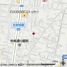 茨城県水戸市元吉田町1194-7周辺の地図