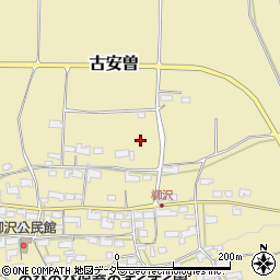長野県上田市古安曽（柳沢）周辺の地図