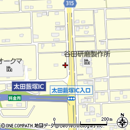 群馬県太田市大原町2099-4周辺の地図