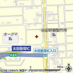 群馬県太田市大原町2099-8周辺の地図