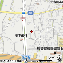 茨城県水戸市元吉田町1023-1周辺の地図