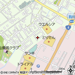 栃木県小山市羽川51周辺の地図
