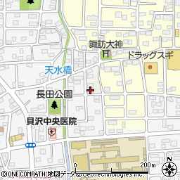 東貝沢第二公民館周辺の地図