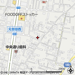 茨城県水戸市元吉田町1194-25周辺の地図