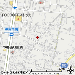 茨城県水戸市元吉田町1192-3周辺の地図