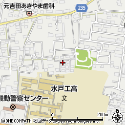 茨城県水戸市元吉田町1112-5周辺の地図