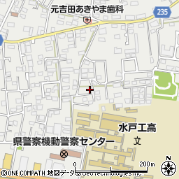 茨城県水戸市元吉田町1121周辺の地図