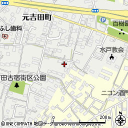 茨城県水戸市元吉田町2117-5周辺の地図