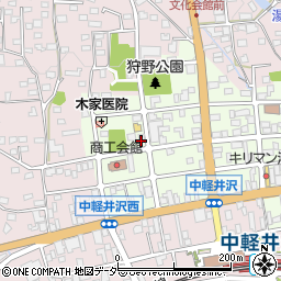 軽井沢　自家用自動車協会周辺の地図