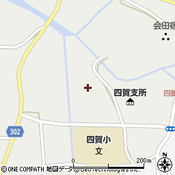 松本市　四賀デイサービスセンターぷくぷくの郷周辺の地図