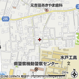 茨城県水戸市元吉田町1009-8周辺の地図