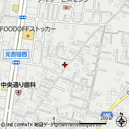 茨城県水戸市元吉田町1192-1周辺の地図
