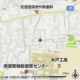 茨城県水戸市元吉田町1120周辺の地図