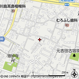 茨城県水戸市元吉田町2093周辺の地図