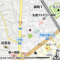 釜寅　高崎店周辺の地図