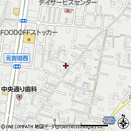茨城県水戸市元吉田町1192-6周辺の地図