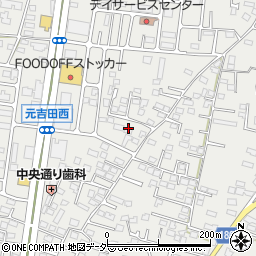 茨城県水戸市元吉田町1181周辺の地図