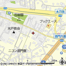 茨城県水戸市元吉田町2624-10周辺の地図