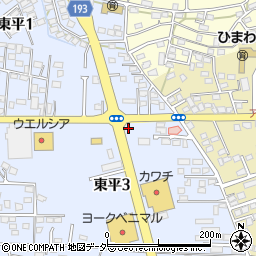 吉野家 笠間友部店周辺の地図